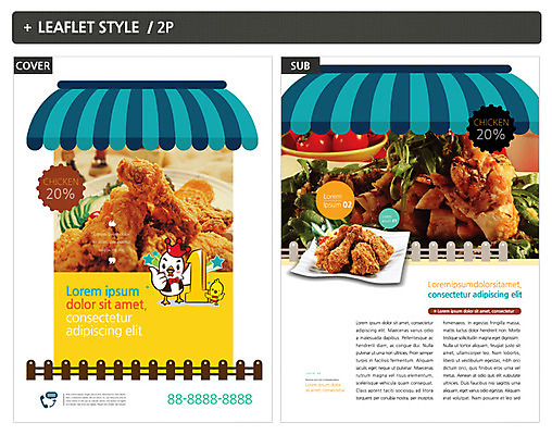 템플릿 ZIP 포스터 리플렛 사람없음 치킨 전단템플릿 전단 닭캐릭터 인디자인 INDD 이미지템플릿 동물캐릭터 닭 홍보물 닭고기요리 파일형식