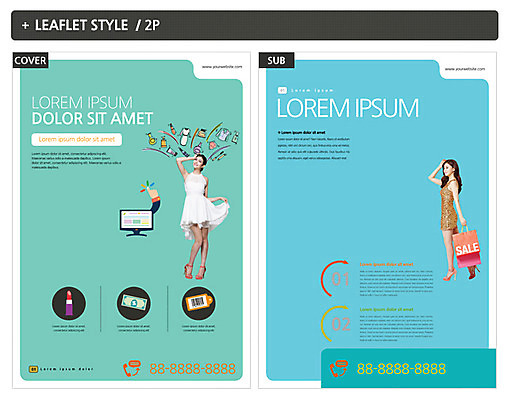 서양인 외국인 템플릿 여자 ZIP 포스터 리플렛 20대 성인 두명 쇼핑 한국인 전단템플릿 전단 성인여자만 인디자인 INDD 이미지템플릿 사람 동양인 인종 청년 홍보물 여자만 성인만 파일형식
