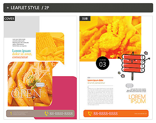 템플릿 ZIP 포스터 리플렛 사람없음 튀김 떡볶이 분식 전단템플릿 전단 떡꼬치 라볶이 인디자인 INDD 이미지템플릿 음식 꼬치 홍보물 파일형식