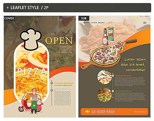 템플릿 남자 ZIP 포스터 리플렛 피자 한명 성인 전단템플릿 전단 치즈가루 피자배달원 핫소스 인디자인 INDD 이미지템플릿 1 패스트푸드 서양음식 사람 소스_음식 배달원 가루 홍보물 파일형식