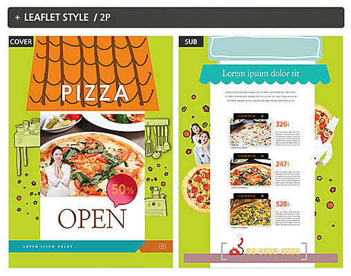 템플릿 여자 남자 ZIP 포스터 어린이 리플렛 피자 여러명 성인 한국인 일본인 전단템플릿 전단 인디자인 INDD 이미지템플릿 외국인 다수 패스트푸드 서양음식 사람 동양인 홍보물 파일형식
