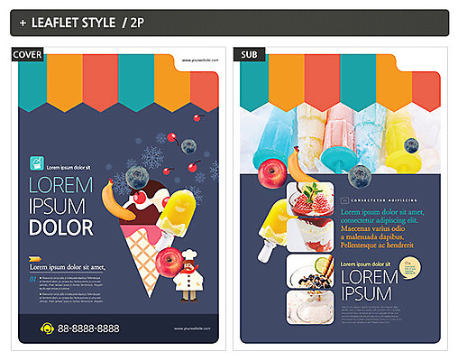 템플릿 남자 ZIP 포스터 리플렛 과일 아이스크림 바나나 한명 성인 요리사 전단템플릿 전단 막대아이스크림 인디자인 INDD 이미지템플릿 직업 1 디저트 사람 홍보물 파일형식