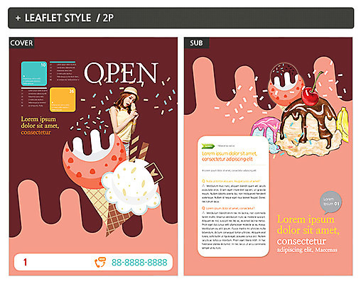 템플릿 여자 ZIP 포스터 리플렛 아이스크림 한명 20대 성인 한국인 전단템플릿 전단 성인여자한명만 인디자인 INDD 이미지템플릿 1 디저트 사람 동양인 청년 홍보물 여자한명만 성인여자만 파일형식