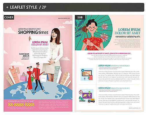 외국인 템플릿 여자 남자 ZIP 포스터 리플렛 여러명 20대 성인 쇼핑 중국인 한국인 전단템플릿 전단 인디자인 INDD 유커 이미지템플릿 다수 사람 동양인 인종 청년 여행객 홍보물 파일형식