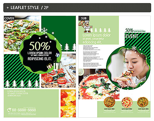 템플릿 여자 남자 ZIP 포스터 리플렛 피자 20대 성인 두명 요리사 한국인 전단템플릿 전단 인디자인 INDD 이미지템플릿 직업 패스트푸드 서양음식 사람 동양인 청년 홍보물 파일형식