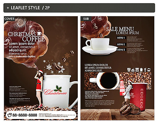 템플릿 여자 ZIP 포스터 커피 리플렛 크리스마스 20대 성인 두명 한국인 원두 전단템플릿 전단 성인여자만 인디자인 INDD 이미지템플릿 기념일 음료 사람 동양인 청년 홍보물 여자만 성인만 파일형식
