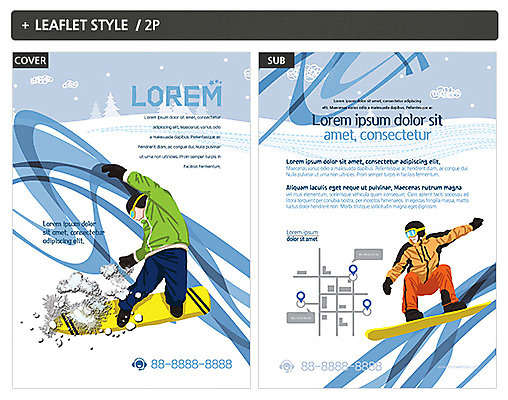 템플릿 남자 ZIP 포스터 리플렛 겨울 겨울스포츠 성인 두명 스노우보드 전단템플릿 전단 인디자인 INDD 이미지템플릿 계절 스포츠 사람 보드_스포츠 홍보물 파일형식