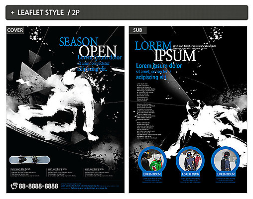 템플릿 남자 ZIP 포스터 리플렛 겨울 겨울스포츠 여러명 성인 스노우보드 전단템플릿 전단 인디자인 INDD 이미지템플릿 계절 스포츠 다수 사람 보드_스포츠 홍보물 파일형식