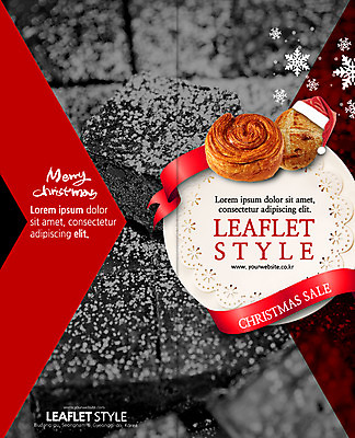 PSD 템플릿 편집 접시 표지디자인 북디자인 출판디자인 표지 리본 빵 리플렛 크리스마스 2단접지 북커버 산타모자 이벤트 팜플렛 사람없음 눈송이 브라우니 이미지템플릿 모자_잡화 식기 기념일 음식 디저트 눈_날씨 파일형식