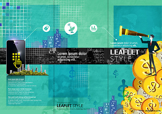 PSD 템플릿 편집 표지디자인 북디자인 출판디자인 표지 남자 리플렛 북커버 비즈니스 3단접지 한명 빌딩 팜플렛 성인 금융 스마트폰 달러 동전 망원경 관찰 비즈니스맨 이미지템플릿 1 돈 모션 사람 건물 경제 핸드폰 스마트기기 직장인 파일형식