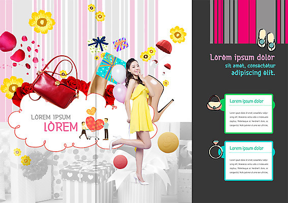 전신 PSD 템플릿 편집 표지디자인 북디자인 출판디자인 여자 남자 내지 리플렛 북커버 3단접지 서기 이벤트 팜플렛 20대 성인 세명 선물상자 쇼핑 장미 쇼핑카 한국인 핸드백 하트 반지 하이힐 쪼리 낙하산 풍선 의료성형뷰티 성인만 이미지템플릿 모양 꽃 구두 가방 장신구 모션 선물 사람 동양인 청년 상자 카트 여성화 샌들 파일형식