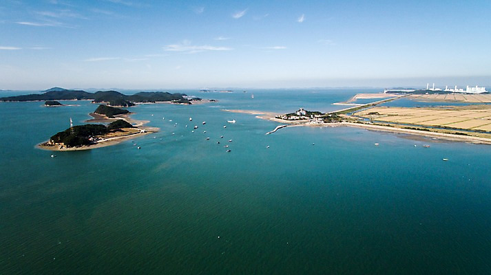 포토 JPG 주간 바다 풍경 사람없음 야외 가을 충청남도 항공촬영 당진 국내포토 자연요소 계절 뷰포인트 충청도 파일형식