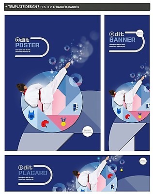 PSD 배너 배너템플릿 여자 가로배너 ZIP 포스터 세로배너 어린이 건강 한명 뒷모습 세트 운동 한국인 현수막 킥 헬멧 보호장비 메달 태권도 태권도복 템플릿 1 뷰포인트 모션 도복 사람 동양인 가로 세로 격투기 장비 상_상패 파일형식