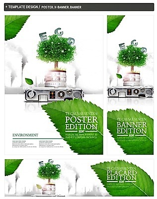 PSD 나무 배너 배너템플릿 가로배너 ZIP 포스터 세로배너 나뭇잎 사람없음 세트 카메라 자연보호 그린캠페인 현수막 에코 식물 템플릿 캠페인 잎 자연 가로 세로 전자제품 환경 보호 파일형식