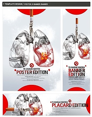 PSD 배너 배너템플릿 가로배너 ZIP 포스터 세로배너 불 담배 건강 사람없음 세트 금지 현수막 허파 연기 금연 자연요소 템플릿 캠페인 가로 세로 호흡기관 사회이슈 파일형식