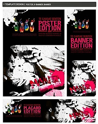 PSD 배너 배너템플릿 가로배너 ZIP 포스터 세로배너 캘리그라피 문화예술 타악기 여러명 세트 공연 현수막 드럼통 템플릿 악기 다수 사람 이벤트 가로 세로 파일형식