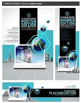 PSD 배너 배너템플릿 가로배너 ZIP 포스터 세로배너 지구 비즈니스 빌딩 사람없음 노트북 세트 글로벌비즈니스 현수막 템플릿 건물 가로 세로 전자제품 글로벌 파일형식