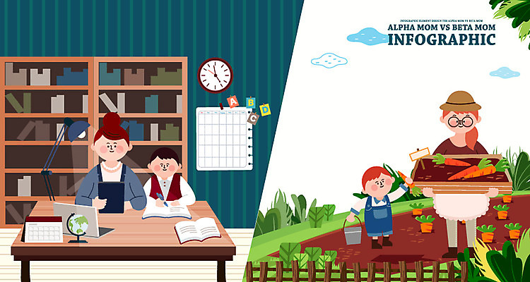 여자 어린이교육 교육 남자 아들 어린이 시계 농업 일러스트 엄마 여러명 성인 노트북 지구본 당근 육아 달력 체험 비교 알파맘 베타맘 국내일러스트 AI파일 산업 다수 컨셉 가족 뿌리채소 사람 경제 전자제품 파일형식 벡터