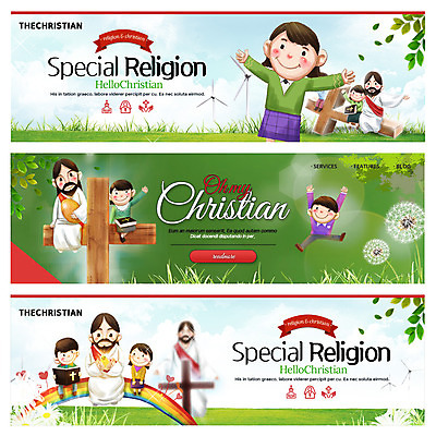 PSD 템플릿 배너 여자 남자 꽃잎 꽃 기독교 어린이 웹템플릿 십자가 무지개 부활절 여러명 성경 하나님 이벤트배너 웹배너 이미지템플릿 자연요소 식물 기념일 종교 다수 종교용품 사람 신_종교 파일형식