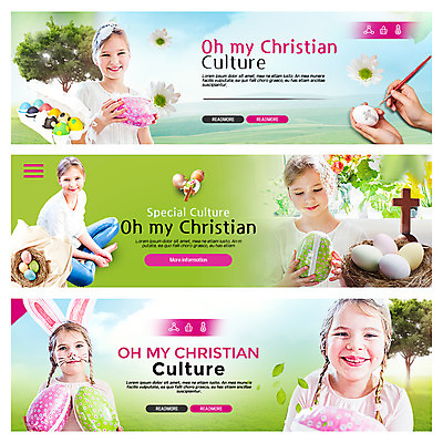 PSD 서양인 외국인 템플릿 배너 여자 기독교 어린이 웹템플릿 십자가 여러명 교회 성경 부활절계란 이벤트배너 웹배너 이미지템플릿 종교 다수 종교용품 종교건축 부활절 사람 인종 건물 계란 파일형식