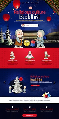 PSD 템플릿 남자 어린이 웹템플릿 불교 연꽃 여러명 홈페이지 홈페이지시안 석탑 승려 동자승 부처 연등 랜딩페이지 이미지템플릿 꽃 종교 다수 사람 탑 등불 성직자 불교용품 파일형식
