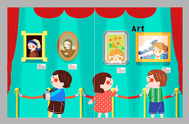 파도 일러스트 교재 해바라기 미술 서기 소녀 소년 상반신 세명 카메라 미술관 전시회 그림 미술교육 관람 그림공부 명화 모나리자 미술관람 미술학원 국내일러스트 AI파일 여자 교육 남자 꽃 어린이 바다 모션 문화예술 사람 전자제품 학습 전시 학원 파일형식 벡터