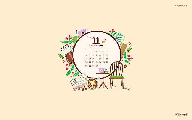 JPG 월페이퍼 바탕화면 11월 날짜 파일형식