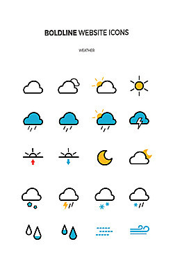 구름 아이콘 바람 사람없음 세트 태양 일출 일몰 눈 비 번개 빗방울 라인아이콘 흐림 우박 볼드라인 2D아이콘 AI파일 자연요소 날씨 노을 비_날씨 파일형식 벡터