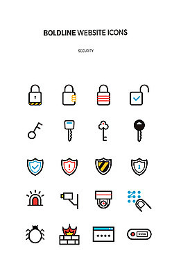 아이콘 열쇠 자물쇠 안전 사람없음 세트 카메라 암호 라인아이콘 잠금 보안 거미 감시카메라 방화벽 볼드라인 2D아이콘 AI파일 곤충 전자제품 파일형식 벡터