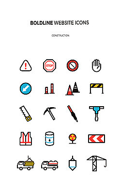 아이콘 화살표 공사 경고 사람없음 세트 고깔모자 트럭 조끼 정지 휘발유 라인아이콘 경찰봉 곡괭이 기름통 안전조끼 추 볼드라인 2D아이콘 AI파일 모자_잡화 모션 자동차 건설업 통 외투 석유 파일형식 벡터