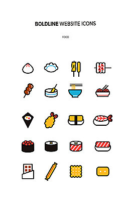 아이콘 스파게티 사람없음 세트 쿠키 과자 초콜릿 초밥 라면 소시지 어묵 라인아이콘 만두 새우튀김 닭꼬치 떡꼬치 볼드라인 2D아이콘 AI파일 음식 디저트 새우 파스타 닭고기 튀김 면류 가공식품 꼬치 일본음식 파일형식 벡터