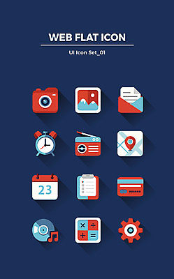 아이콘 문자 사람없음 세트 카메라 계산기 알람 달력 CD 신용카드 플랫아이콘 라디오 설정 서류판 2D아이콘 AI파일 문구용품 금융 전자제품 사무용품 장비 파일형식 벡터