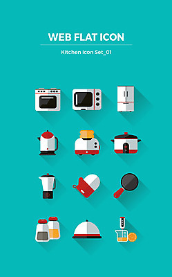 아이콘 사람없음 세트 주방 주스 양념 프라이팬 전자레인지 오븐 커피포트 믹서 플랫아이콘 냉장고 후추 주방장갑 밥솥 토스트기 2D아이콘 AI파일 음료 장갑 주전자 주방용품 가전제품 레인지 향신료 파일형식 벡터