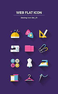 아이콘 단추 자 사람없음 세트 직물 바늘 실 옷걸이 마네킹 재봉틀 플랫아이콘 초크 클립 다리미 2D아이콘 AI파일 문구용품 가전제품 도구 파일형식 벡터
