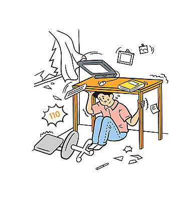 전신 남자 의자 일러스트 한명 앉기 성인 컴퓨터 떨어짐 위험 자연재해 책상 숨기 지진 국내일러스트 AI파일 1 가구 컨셉 모션 사람 전자제품 재해 파일형식 벡터