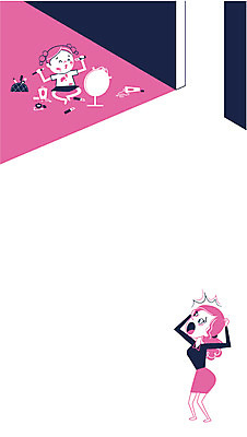 여자 딸 어린이 일러스트 장난 가족 엄마 스트레스 성인 두명 놀람 화장품 육아 육아라이프 국내일러스트 AI파일 라이프스타일 감정 관계 표정 사람 뷰티 파일형식 벡터