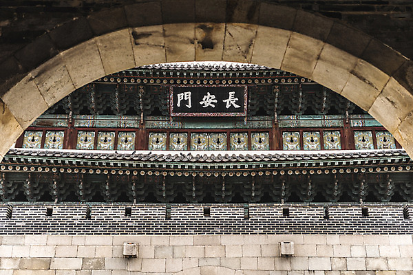 포토 JPG 주간 한국문화 건축물 고건축 사람없음 야외 세계문화유산 문화재 성 수원 장안문 화성시 국내포토 자연요소 동양문화 건축 한국 경기도 파일형식