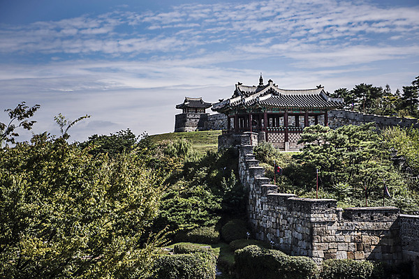 포토 자연요소 식물 동양문화 건축물 계절 건축 길 벽돌 한국 담장 문화재 생태계 경기도 파일형식 성벽 성곽길 가을 자연 풍경 성 고건축 사람없음 야외 한국문화 세계문화유산 화성시 수원 JPG 주간 벽돌담 나무 국내포토