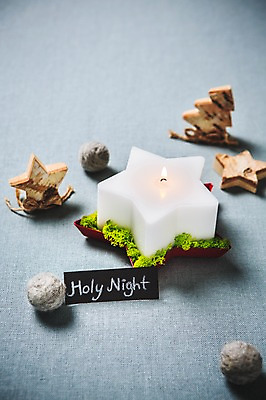 포토 JPG 스튜디오촬영 백그라운드 크리스마스 겨울 초 불 실내 이벤트 사람없음 오브젝트 별장식 오너먼트 국내포토 자연요소 계절 기념일 별 크리스마스장식 내부 장식 파일형식