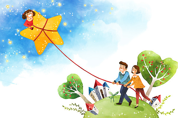 전신 PSD 나무 여자 남자 딸 행복 별 어린이 일러스트 가족 하늘 엄마 주택 상상일러스트 사랑 성인 세명 판타지 화목 하트 아빠 사랑나무 국내일러스트 자연요소 모양 식물 감정 컨셉 관계 상상 사람 건물 파일형식