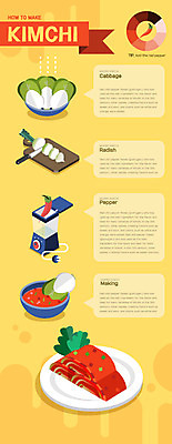 일러스트 고추 김치 도마 사람없음 인포그래픽 양념 칼 무 믹서 배추 김장 국내일러스트 AI파일 한식 채소 주방용품 뿌리채소 파일형식 벡터