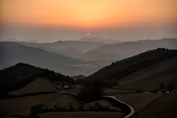 포토 JPG 주간 자연 하늘 풍경 사람없음 야외 태양 노을 가을 안반데기 국내포토 자연요소 계절 생태계 강원도 파일형식