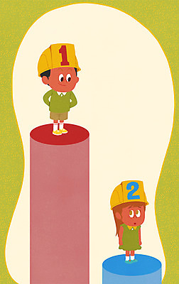 PSD 학생 여자 남자 일러스트 프레임 두명 10대 경쟁 우승 비교 헬멧 2위 등수 무시 프레임일러스트 내려보기 국내일러스트 컨셉 모션 청소년 사람 최고 보호장비 파일형식