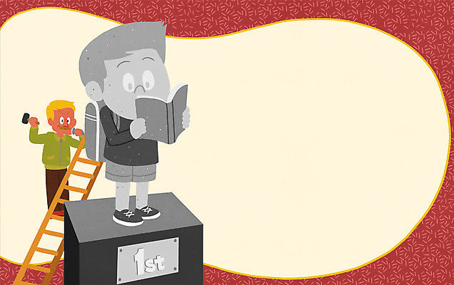 PSD 학생 남자 조각 일러스트 사다리 프레임 한명 성인 부모 독서 동상 조각상 우승 망치 받침대 만들기 망치질 프레임일러스트 국내일러스트 1 가족 모션 사람 조형물 도구 공구 최고 기념물 파일형식