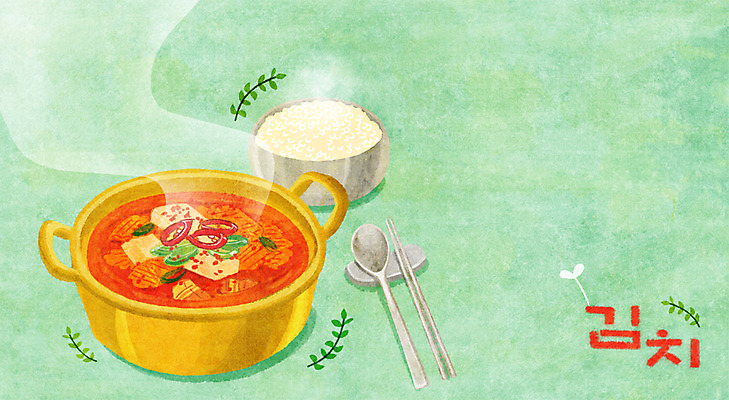 PSD 백그라운드 일러스트 젓가락 김치 따뜻함 사람없음 숟가락 수증기 두부 밥그릇 쌀밥 놋그릇 김치찌개 끓이기 두부찌개 수저받침대 젓가락받침대 프레임일러스트 흰밥 국내일러스트 그릇 한식 모션 밥 프레임 수저 찌개 받침대 파일형식