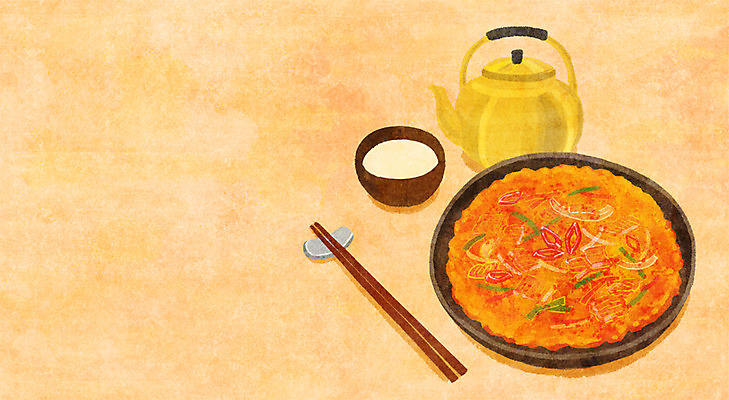 PSD 음식 백그라운드 일러스트 젓가락 고추 김치 사람없음 막걸리 김치전 양은주전자 젓가락받침대 프레임일러스트 국내일러스트 한식 채소 주전자 프레임 주류 수저 전 수저받침대 파일형식