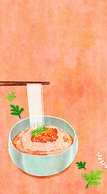 PSD 백그라운드 일러스트 젓가락 사람없음 고명 부추 김장 놋그릇 김치말이국수 젓가락질 프레임일러스트 국내일러스트 그릇 채소 프레임 수저 손짓 국수 파일형식