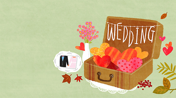 PSD 꽃 액자 결혼 백그라운드 낙엽 일러스트 사람없음 여행가방 꽃병 가을 하트 가을배경 국내일러스트 모양 식물 계절 잎 가방 이벤트 파일형식 가을_계절