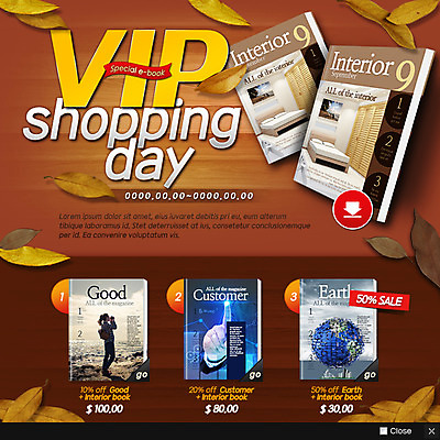 PSD 템플릿 웹템플릿 단풍 낙엽 팝업 이벤트팝업 웹팝업 사람없음 쇼핑 세일 잡지 VIP 이미지템플릿 잎 간행물 파일형식