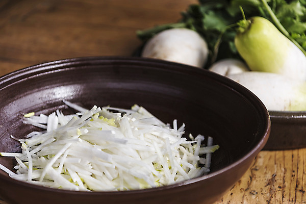 포토 식기 다수 뿌리채소 파일형식 여러개 무 접시 무생채 사람없음 JPG 식재료 국내포토